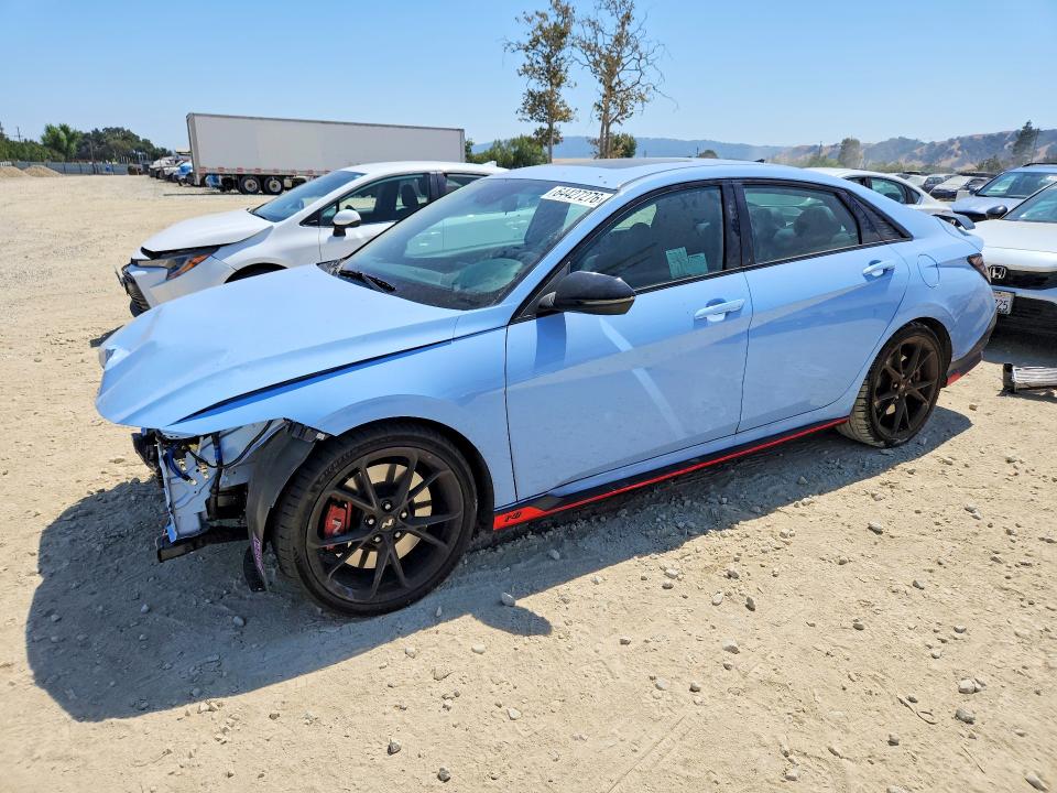 2026 Hyundai Elantra n VIN KMHLW4DK1TU037954 — COPART salvage auction photo