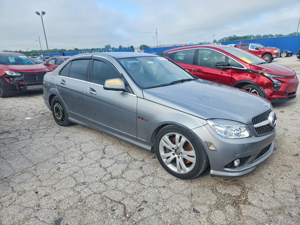 2009 Mercedes-benz C class VIN WDDGF56X19R052900 COPART salvage auction — NORMAL WEAR, IN - CERT OF TITLE - REBUILT VEHICL, sold $400 on 2026-08-07 (photo 4)