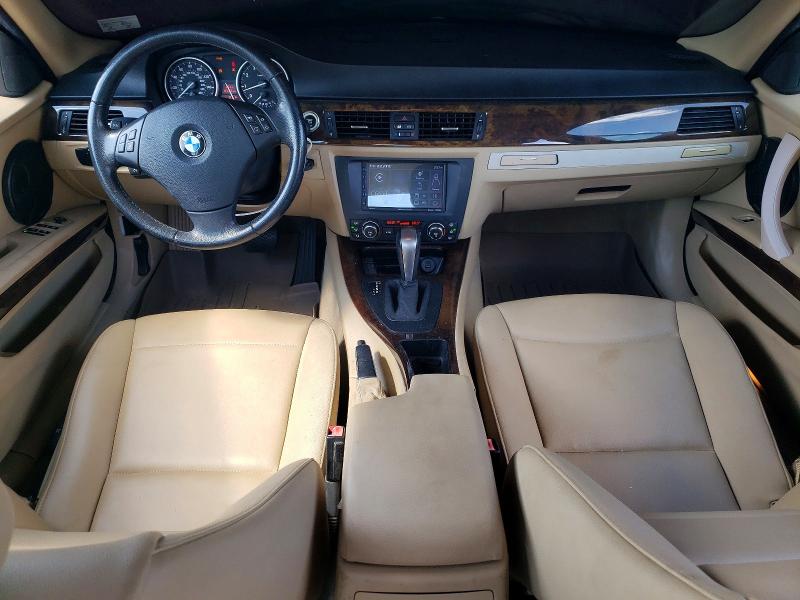 2009 BMW 3 series VIN WBAPH73589E126837 COPART salvage auction — REAR END, VA - CERT OF TITLE-SALVAGE WATER, sold $250 on 2026-08-28 (photo 8)