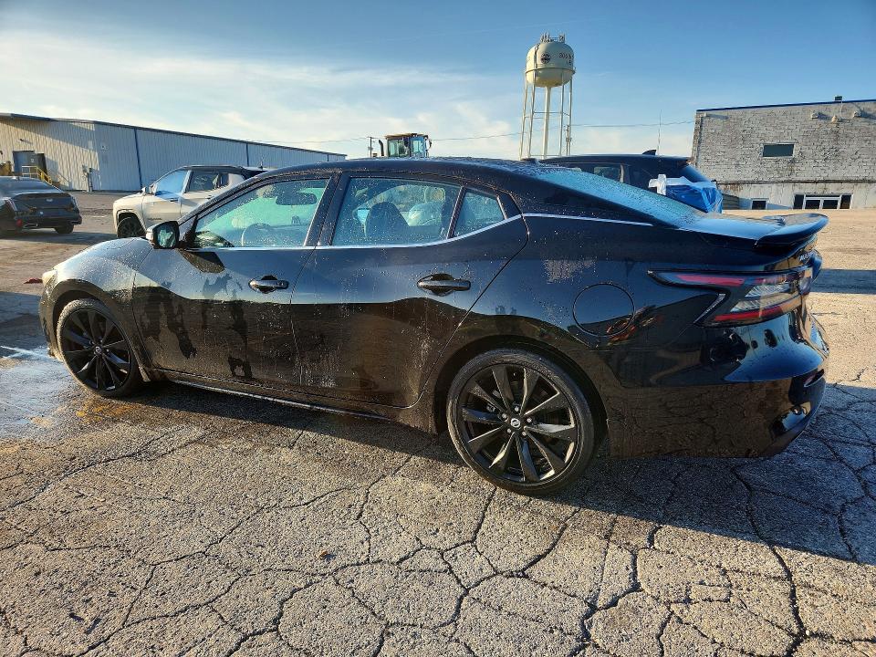 2021 Nissan Maxima VIN 1N4AA6EV9MC510382 COPART salvage auction — VANDALISM, IL - SALVAGE CERTIFICATE, sold $10,100 on 2026-10-07 (photo 2)