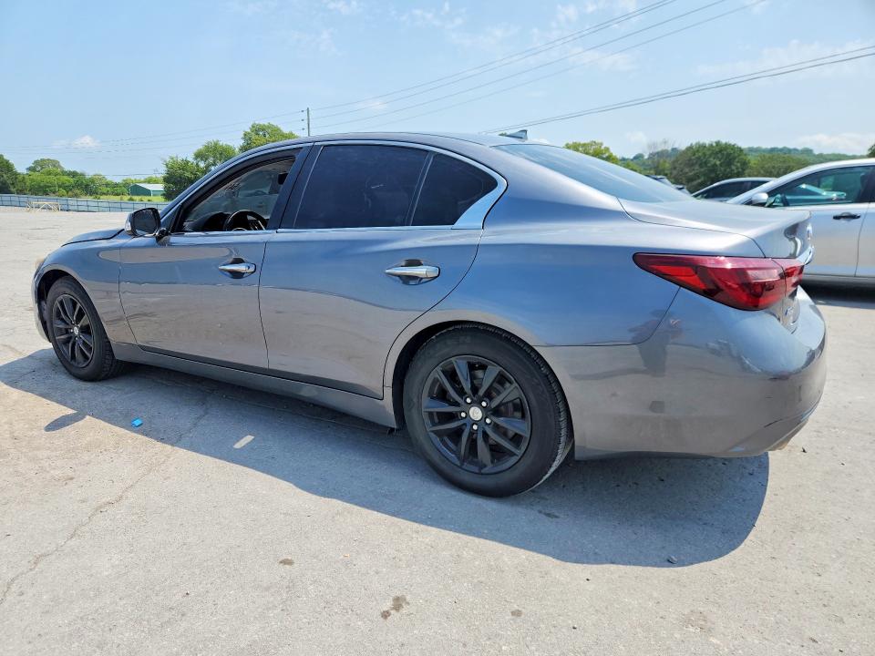 2019 Infiniti Q50 VIN JN1CV7AR8KM350074 COPART salvage auction — MINOR DENT/SCRATCHES, Tn - Cert Of Title-Rebuilt Vehicle, sold $4,150 on 2026-08-26 (photo 2)