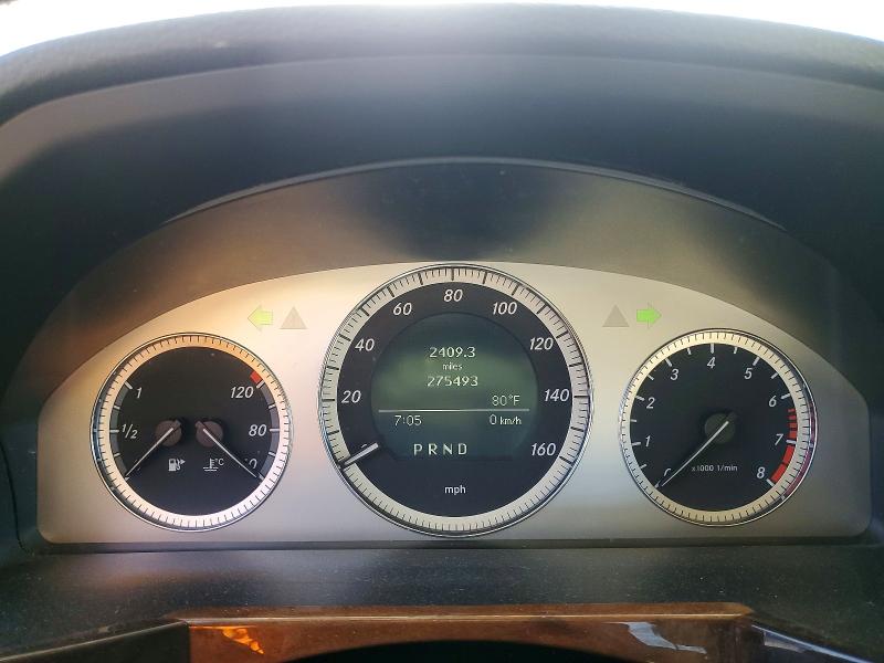 2010 Mercedes-benz Glk-class VIN WDCGG5GB3AF484219 COPART salvage auction — MINOR DENT/SCRATCHES, CA - DIS/DLR/EXP ONLY CLEAN TITLE, sold $900 on 2026-08-07 (photo 9)