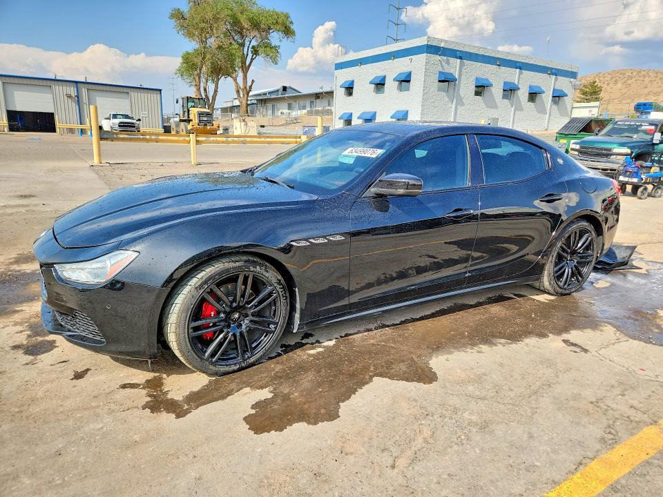 2017 Maserati Ghibli VIN ZAM57XSS9H1249763 COPART salvage auction — FRONT END, Salvage Title, sold $200 on 2026-08-17 (photo 1)