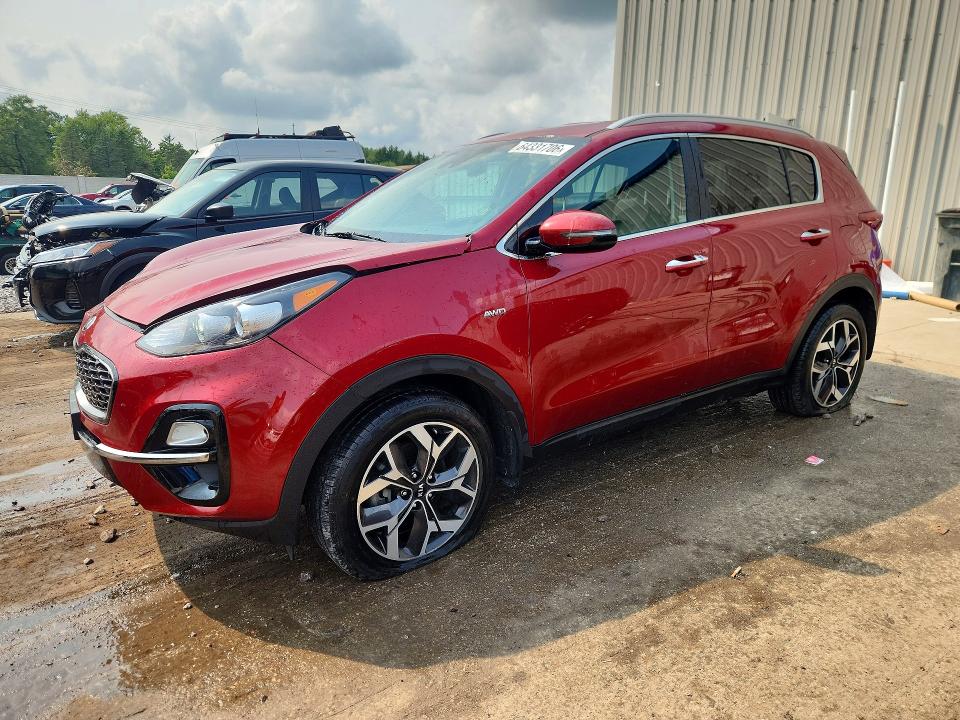 2020 Kia Sportage VIN KNDPNCAC0L7717858 COPART salvage auction — FRONT END, Wi - Cert Of Title-Salvage Vehicle, sold $5,000 on 2026-08-29 (photo 1)