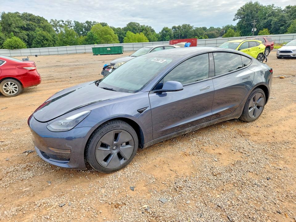 2022 Tesla Model 3 VIN 5YJ3E1EA5NF102781 COPART salvage auction — FRONT END, Al - Cert Of Title-Salvage Title, sold $500 on 2026-09-08 (photo 1)