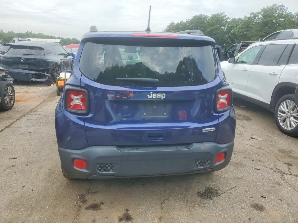 2018 Jeep Renegade VIN ZACCJABB0JPJ34854 COPART salvage auction — FRONT END, Ga - Cert Of Title-Salvage, sold $1,500 on 2026-08-21 (photo 6)
