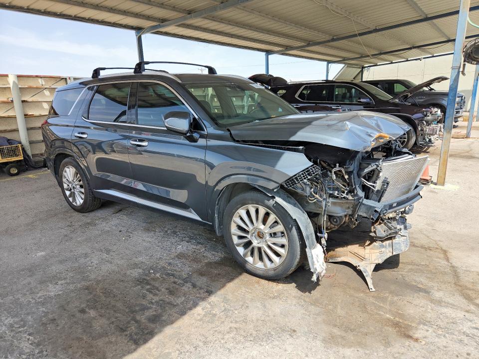 2020 Hyundai Palisade VIN KM8R5DHE6LU142927 COPART salvage auction — FRONT END, Nm - Certificate Of Title (P), sold $7,600 on 2026-08-21 (photo 4)