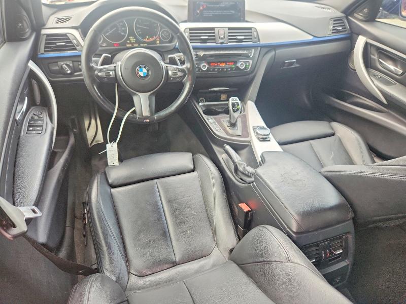 2014 BMW 3er VIN WBA3B9G53ENR92638 COPART salvage auction — FRONT END, Oh - Cert Of Title-Salvage, sold $1,550 on 2026-08-19 (photo 8)