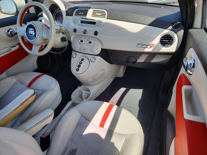 2014 Fiat 500 VIN 3C3CFFGE3ET172733 COPART salvage auction — MECHANICAL, Ca - Dis/Dlr/Exp Only Clean Title, sold $625 on 2026-09-11 (photo 8)