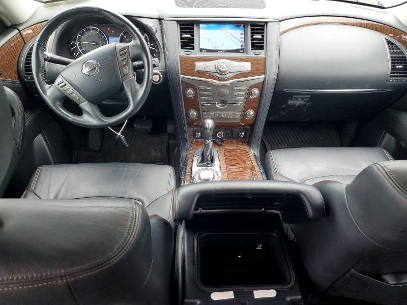 2018 Nissan Armada VIN JN8AY2NC9J9553047 COPART salvage auction — FRONT END, Ny - Mv-907A Salvage Certificate, sold $8,100 on 2026-08-31 (photo 8)