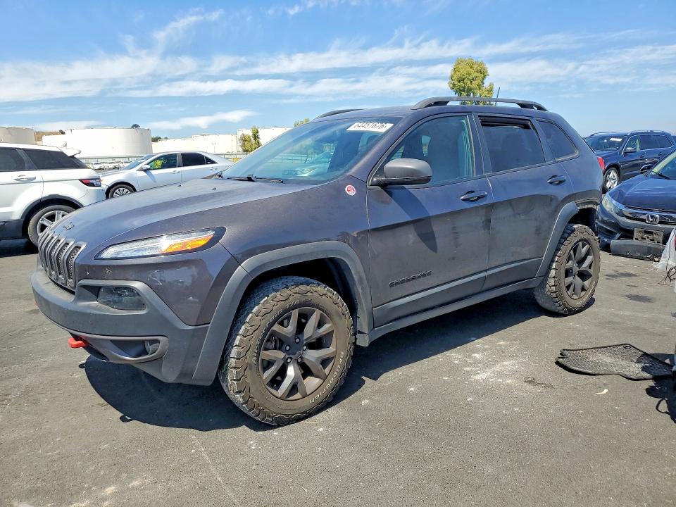 2018 Jeep Cherokee VIN 1C4PJMBX7JD610338 COPART salvage auction — REAR END, Ca - Salvage Certificate, sold $3,900 on 2026-09-07 (photo 1)