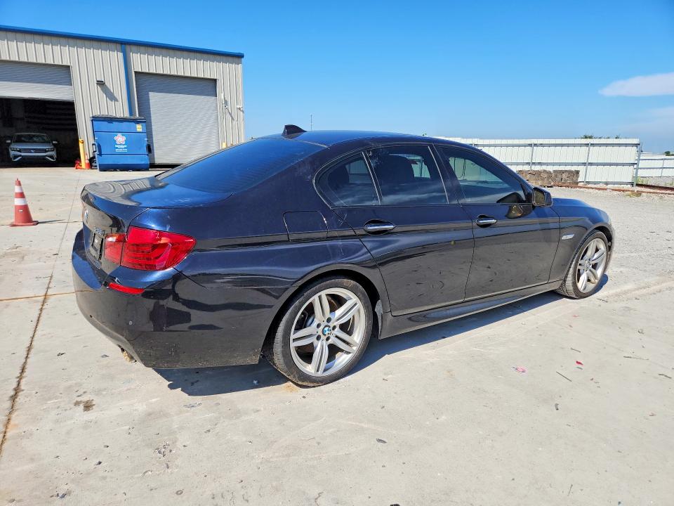 2012 BMW 5er VIN WBAFR7C52CC809841 COPART salvage auction — WATER/FLOOD, Tn - Certificate Of Title, sold $1,000 on 2026-09-10 (photo 3)