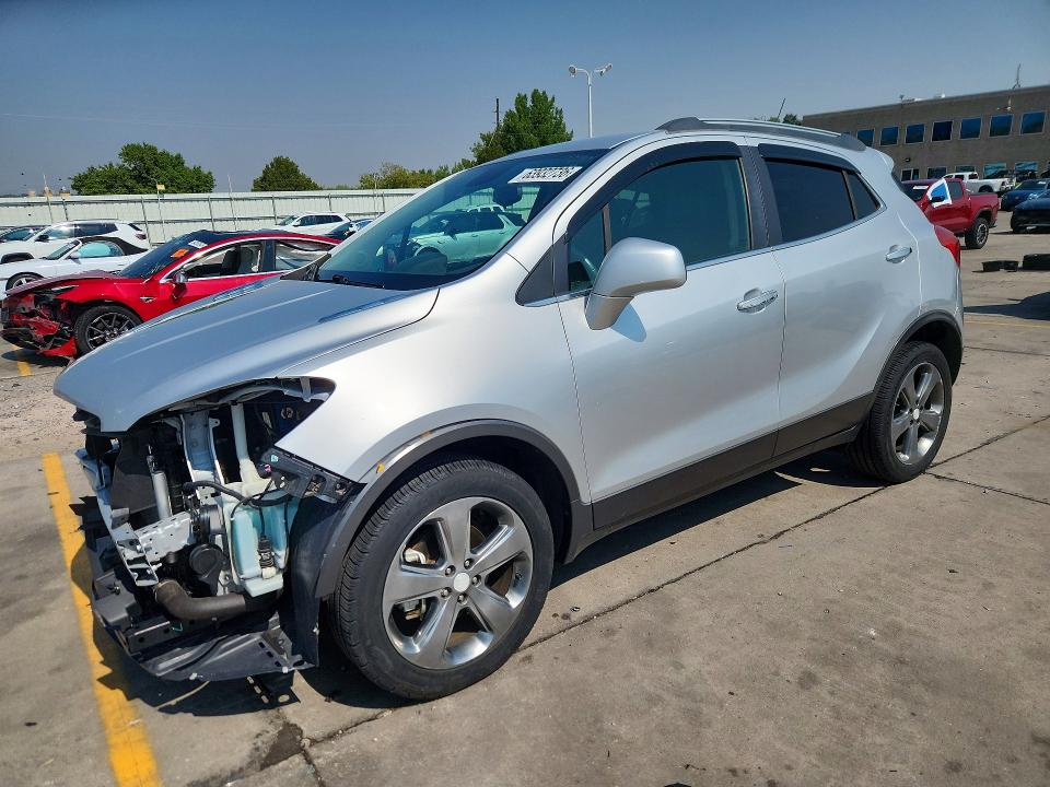 2013 Buick Encore VIN KL4CJASB7DB211781 COPART salvage auction — FRONT END, Ok - Certificate Of Title, sold $1,300 on 2026-09-02 (photo 1)