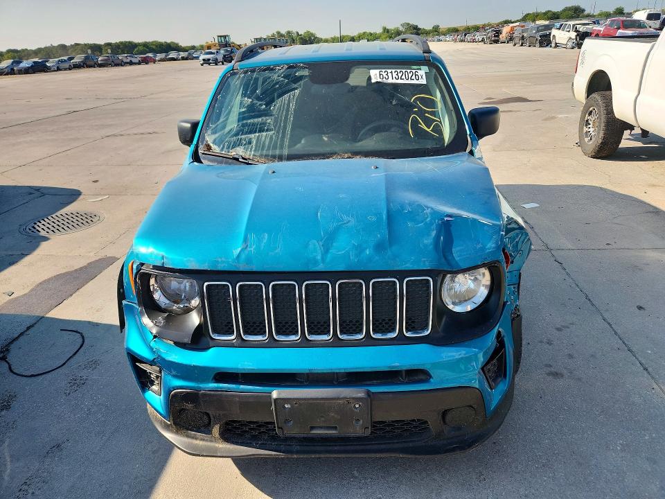 2020 Jeep Renegade VIN ZACNJAA15LPL35573 COPART salvage auction — FRONT END, TX - CERTIFICATE OF TITLE, sold $725 on 2026-08-06 (photo 5)