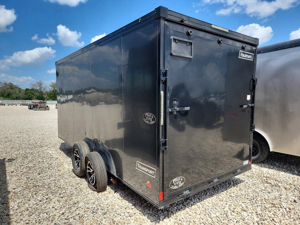 2022 Haulmark Tsv716t2 VIN 7KB1E1629NT903762 COPART salvage auction — SIDE, TX - SALVAGE VEHICLE TITLE, sold $800 on 2026-09-17 (photo 2)