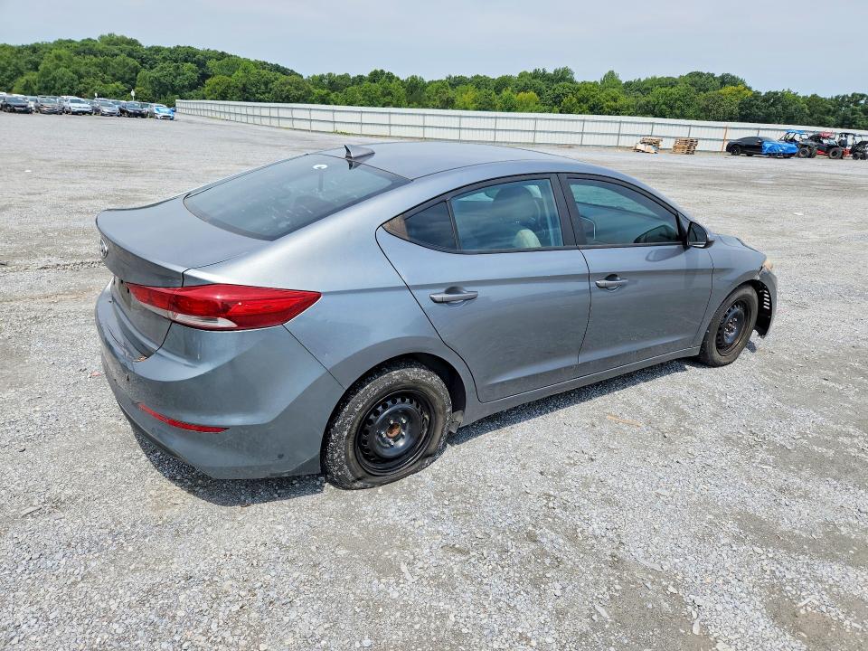 2017 Hyundai Elantra VIN KMHD74LFXHU079312 COPART salvage auction — FRONT END, Nc - Dealer Only Clean Title, sold $175 on 2026-09-09 (photo 3)
