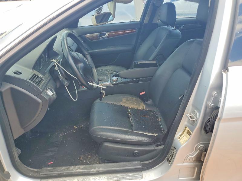 2011 Mercedes-benz C class VIN WDDGF8BB8BR167270 COPART salvage auction — ROOF, PA - CERT OF SALV-R=RECONSTRUCTED, sold $400 on 2026-08-13 (photo 7)