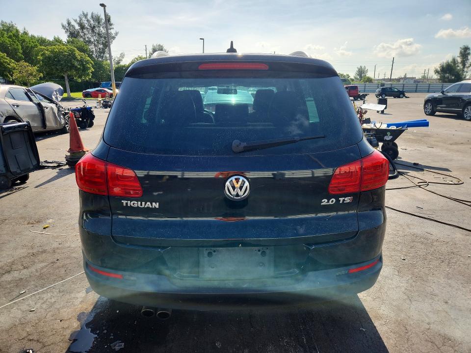 2013 Volkswagen Tiguan VIN WVGAV3AX8DW600900 COPART salvage auction — FRONT END, FL - CERTIFICATE OF TITLE, sold $1,050 on 2026-08-17 (photo 6)