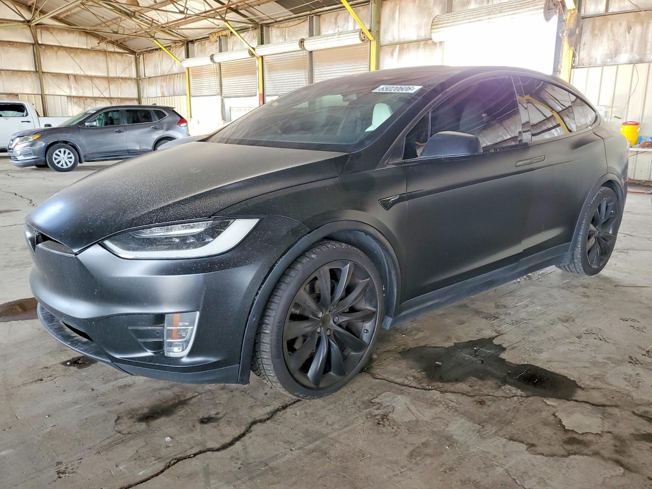 2017 Tesla Model X VIN 5YJXCBE2XHF070503 — COPART salvage auction photo