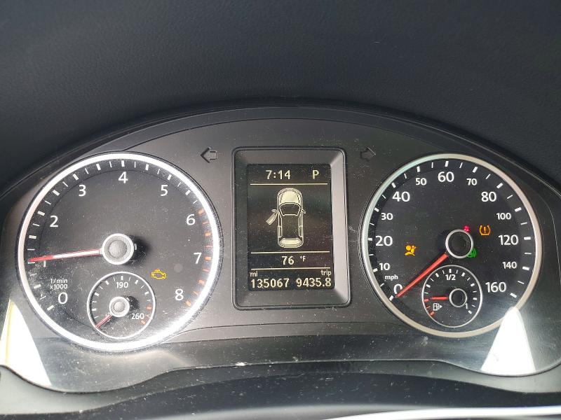 2013 Volkswagen Tiguan VIN WVGBV3AXXDW561117 COPART salvage auction — NORMAL WEAR, Co - Certificate Of Title, sold $1,641 on 2026-08-17 (photo 9)