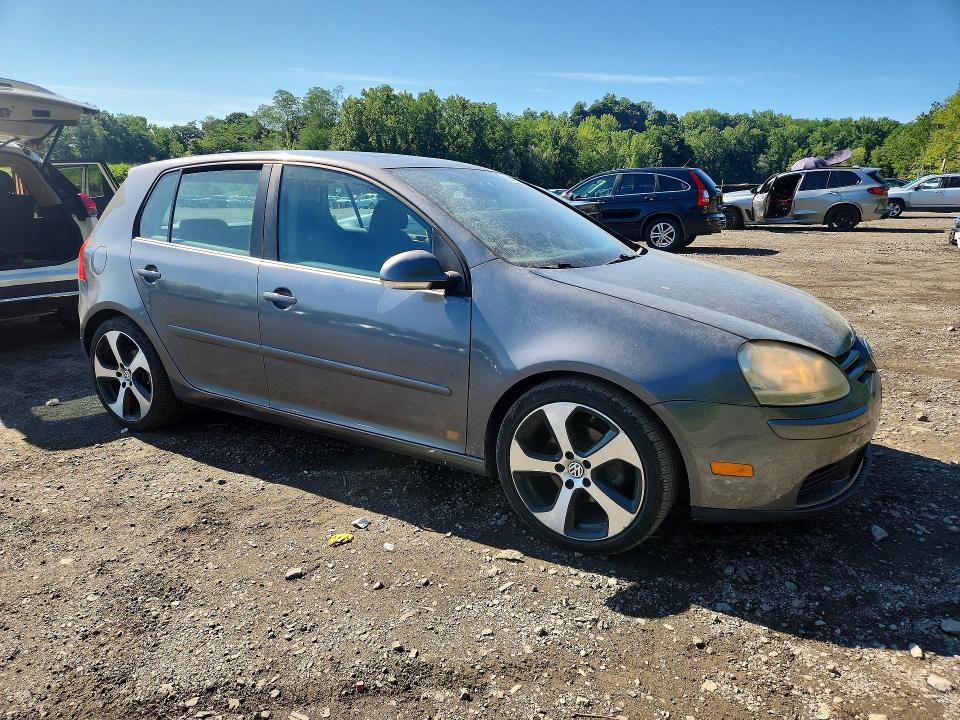 2008 Volkswagen Rabbit VIN WVWDA71K18W122799 COPART salvage auction — SIDE, NY - MV-907A SALVAGE CERTIFICATE, sold $350 on 2026-08-13 (photo 4)