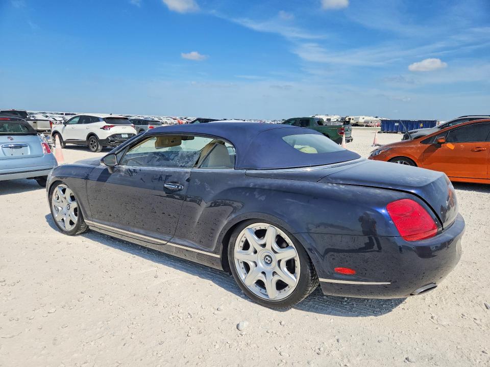 2008 Bentley Continental VIN SCBDR33W88C058265 COPART salvage auction — Burn Interior, Tx - Salvage Vehicle Title, sold $9,600 on 2026-08-27 (photo 2)