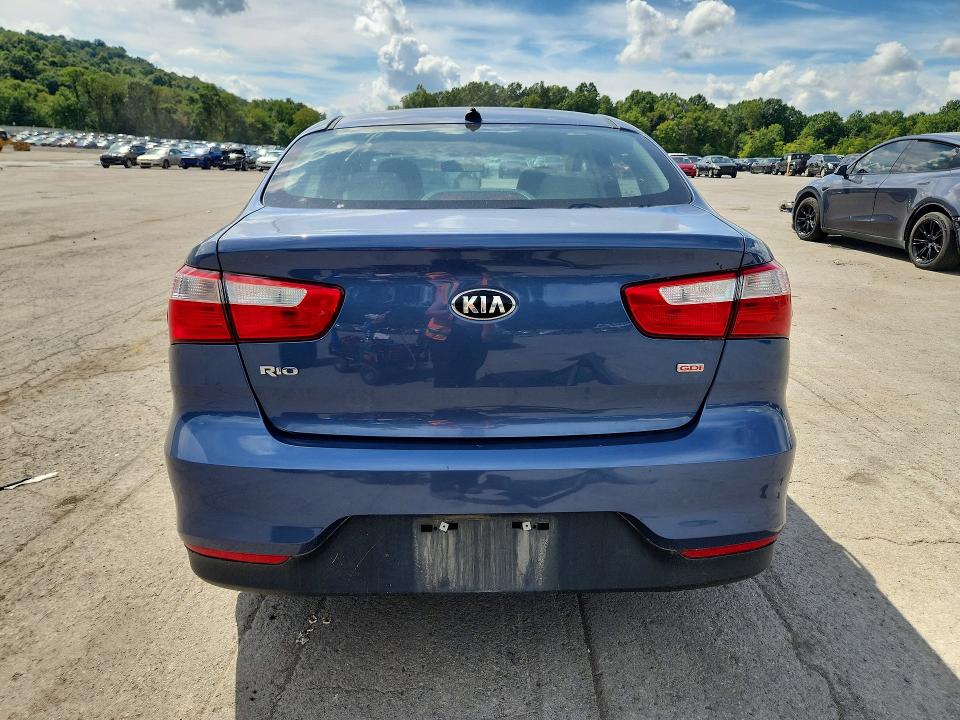 2016 Kia Rio VIN KNADM4A35G6684800 COPART salvage auction — FRONT END, Pa - Certificate Of Salvage, sold $625 on 2026-10-02 (photo 6)