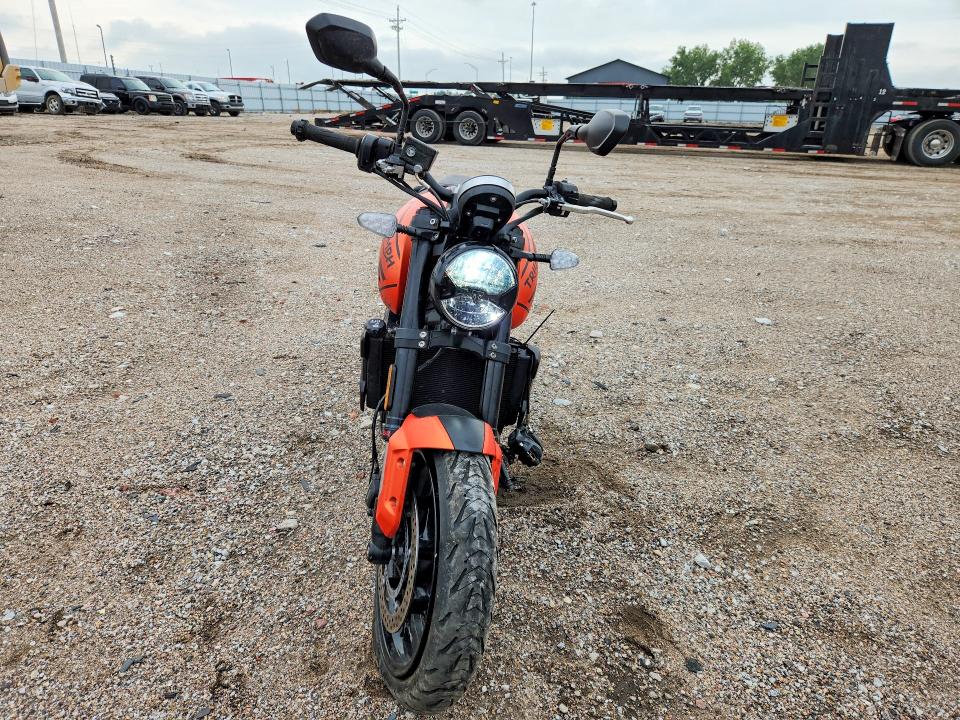 2023 Triumph motorcycle Trident 660 VIN SMTL10UL3PTBH3616 COPART salvage auction — FRONT END, NE - CERT OF TITLE-SALVAGE, sold $1,700 on 2026-09-10 (photo 2)