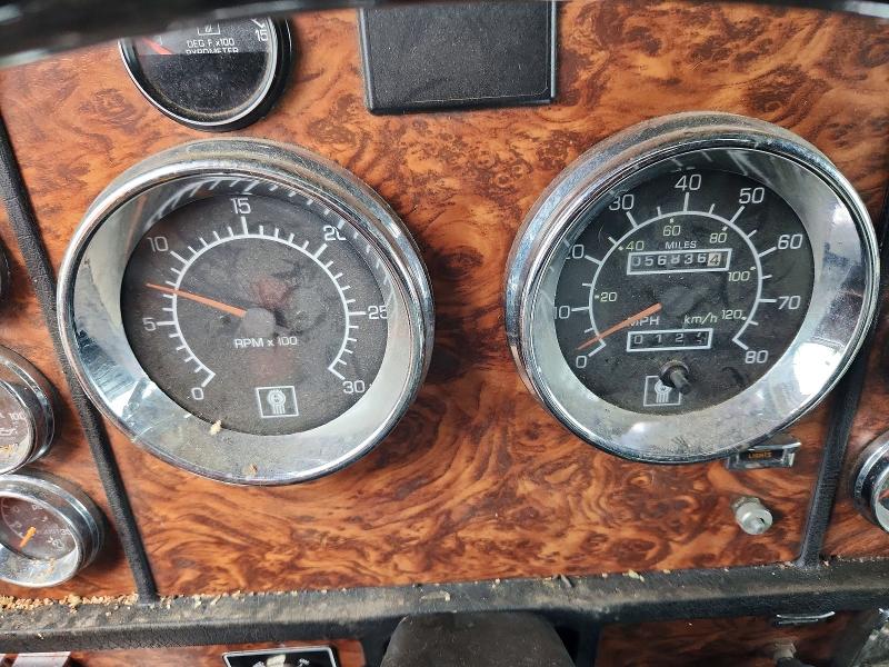 2000 Kenworth Construction VIN 1XKDDU9XXYJ844893 COPART salvage auction — FRONT END, IA - CERT OF TITLE-SALVAGE TITLE, sold $5,600 on 2026-09-18 (photo 9)