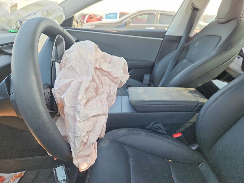 2025 Tesla Model 3 VIN 5YJ3E1EAXSF078800 COPART salvage auction — FRONT END, Ca - Salvage Certificate, sold $6,100 on 2026-10-02 (photo 7)