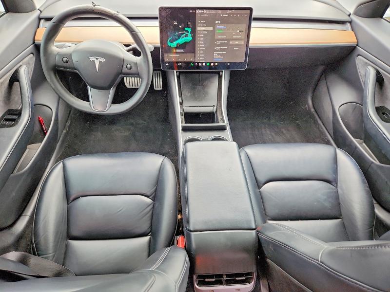 2020 Tesla Model 3 VIN 5YJ3E1EC5LF646860 COPART salvage auction — REAR END, Wi - Cert Of Title-Salvage Vehicle, sold $3,900 on 2026-09-08 (photo 8)