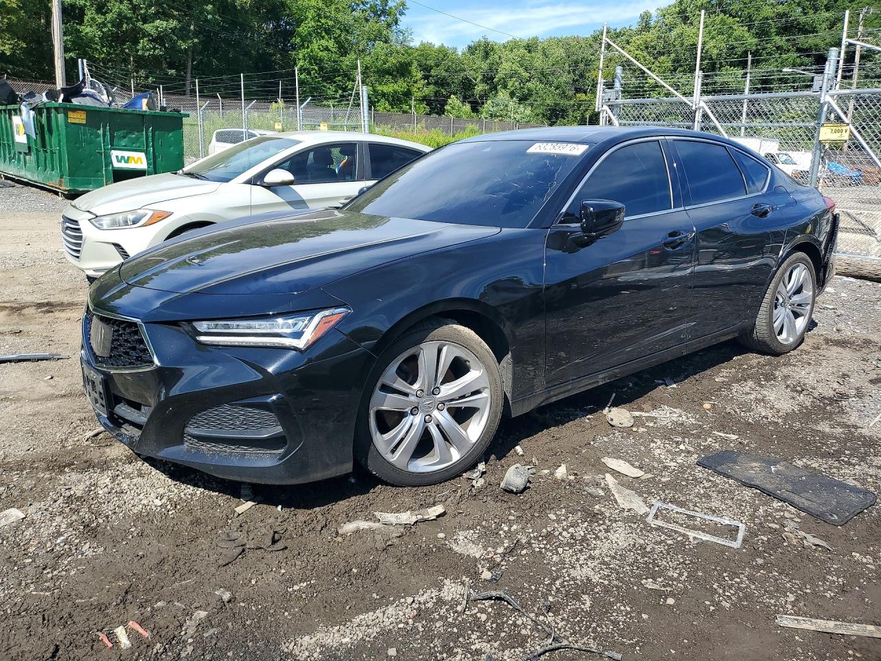 2022 Acura TLX VIN 19UUB5F44NA004073 — COPART salvage auction photo