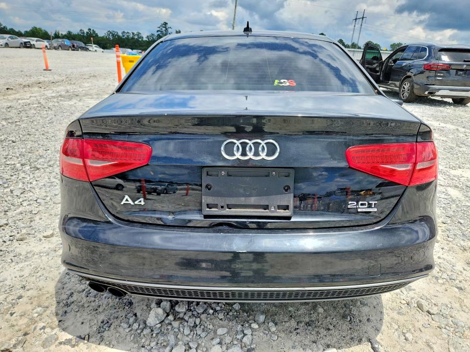 2014 Audi A4 VIN WAUBFAFL4EN012965 COPART salvage auction — FRONT END, GA - CERT OF TITLE-SALVAGE (P), sold $600 on 2026-08-24 (photo 6)