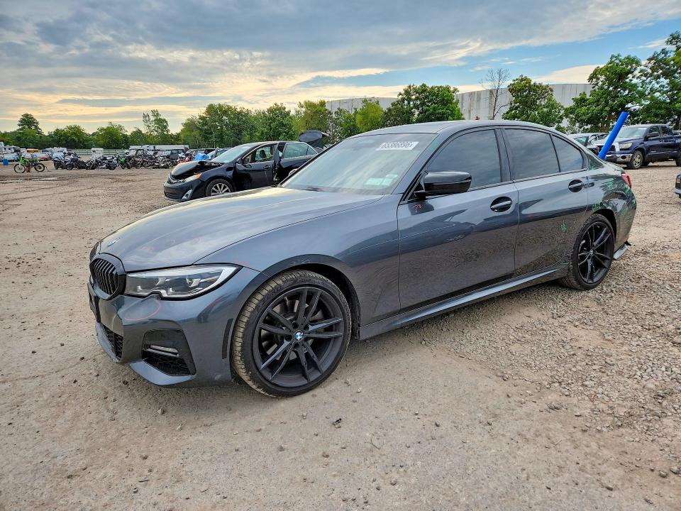 2021 BMW 3er VIN 3MW5R7J0XM8B82138 — COPART salvage auction photo