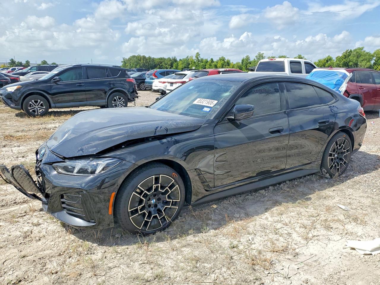 2025 BMW i4 VIN WBY23HD08SFU79579 — COPART salvage auction photo