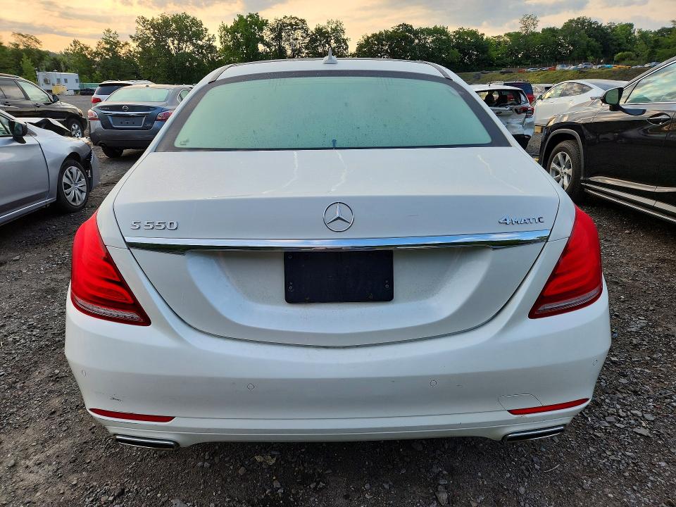 2017 Mercedes-benz S-klasse VIN WDDUG8FB2HA309596 COPART salvage auction — VANDALISM, Ny - Mv-907A Salvage Certificate, sold $8,800 on 2026-08-24 (photo 6)