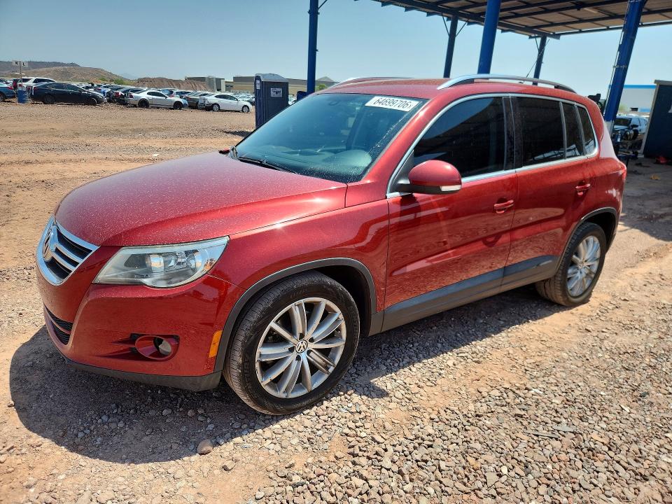 2009 Volkswagen Tiguan VIN WVGAV75N19W526341 COPART salvage auction — MINOR DENT/SCRATCHES, AZ - CERTIFICATE OF TITLE, sold $1,710 on 2026-08-19 (photo 1)