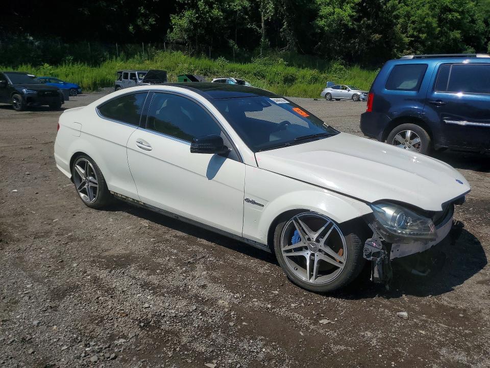 2012 Mercedes-benz C-klasse VIN WDDGJ7HB8CF772814 COPART salvage auction — FRONT END, Ny - Mv-907A Salvage Certificate, sold $2,300 on 2026-08-17 (photo 4)
