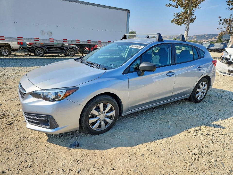 2020 Subaru Impreza VIN 4S3GTAB61L3707172 COPART salvage auction — MINOR DENT/SCRATCHES, Ca - Salvage Certificate, sold $7,600 on 2026-08-20 (photo 1)