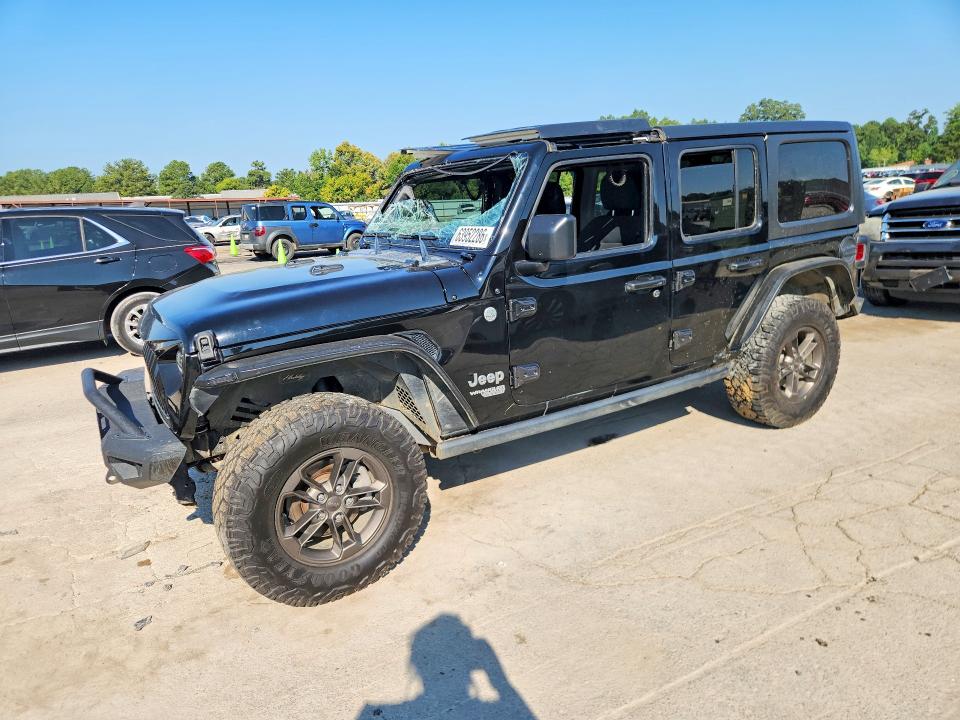 2019 Jeep Wrangler / VIN 1C4HJXDG1KW544443 COPART salvage auction — ROOF, MS - CERT OF TITLE-SALVAGED, sold $7,200 on 2026-09-18 (photo 1)