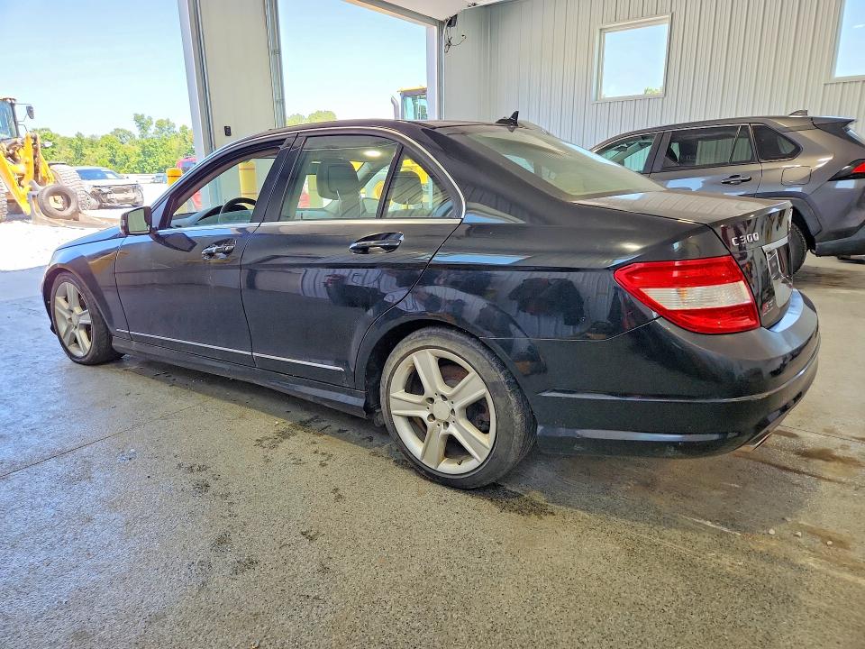 2010 Mercedes-benz C class VIN WDDGF8BB8AF445844 COPART salvage auction — WATER/FLOOD, OH - CERT OF TITLE-FLOOD VEHICLE, sold $425 on 2026-08-21 (photo 2)