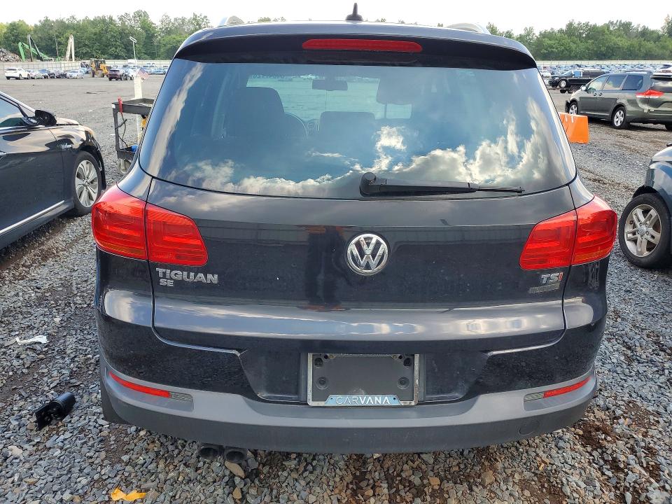 2016 Volkswagen Tiguan VIN WVGBV7AX6GW588262 COPART salvage auction — MINOR DENT/SCRATCHES, NJ - CERTIFICATE OF TITLE, sold $1,100 on 2026-08-14 (photo 6)