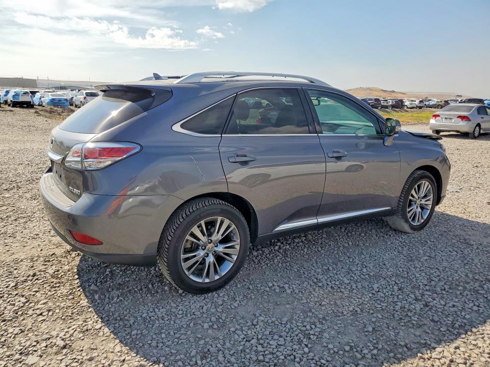 2013 Lexus Rx350 VIN 2T2BK1BA8DC207175 COPART salvage auction — FRONT END, Ut - Salvage Certificate, sold $6,000 on 2026-08-21 (photo 3)