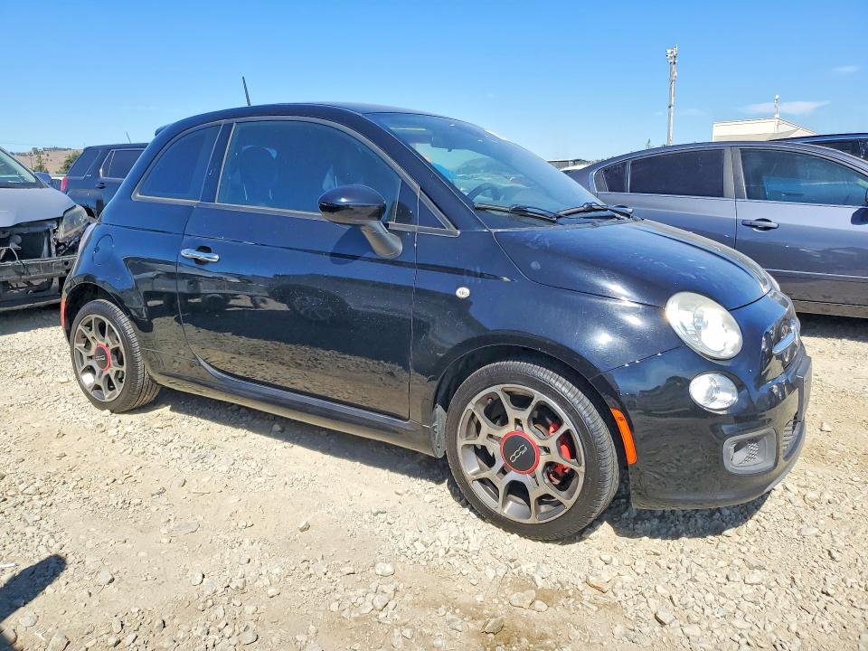 2015 Fiat 500 VIN 3C3CFFBR8FT528055 COPART salvage auction — MINOR DENT/SCRATCHES, Ca - Dis/Dlr/Exp Only Clean Title, sold $475 on 2026-09-08 (photo 4)