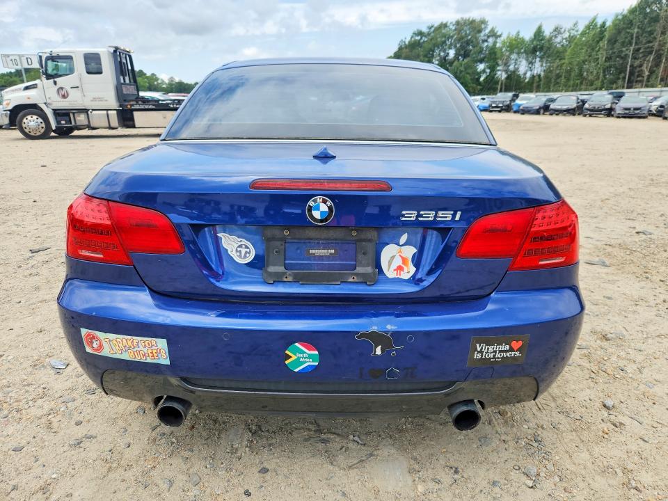 2011 BMW 3 series VIN WBADX7C5XBE743328 COPART salvage auction — MINOR DENT/SCRATCHES, Va - Certificate Of Title, sold $925 on 2026-08-04 (photo 6)
