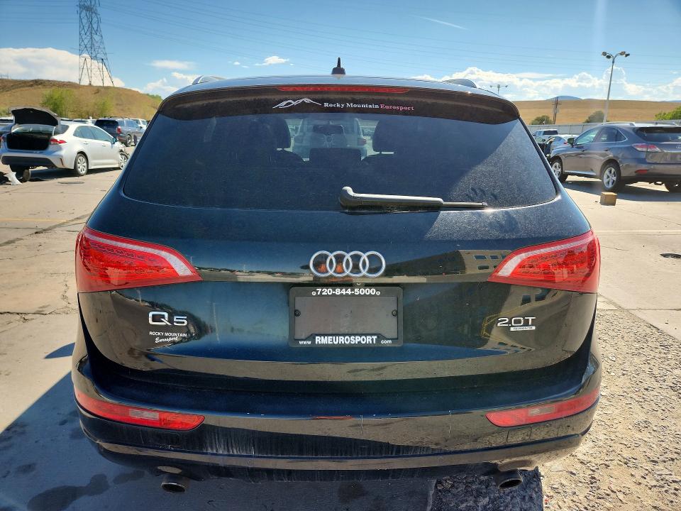 2012 Audi Q5 VIN WA1LFAFP1CA053918 COPART salvage auction — MECHANICAL, CO - CERTIFICATE OF TITLE, sold $250 on 2026-09-09 (photo 6)