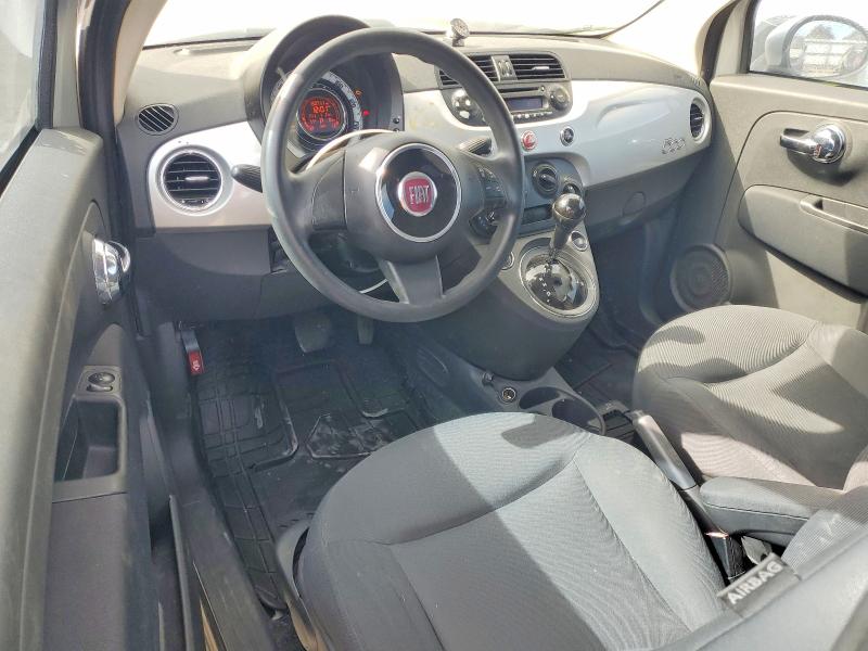 2012 Fiat 500 VIN 3C3CFFAR7CT123821 COPART salvage auction — NORMAL WEAR, CA - DIS/DLR/EXP ONLY CLEAN TITLE, sold $150 on 2026-08-18 (photo 8)