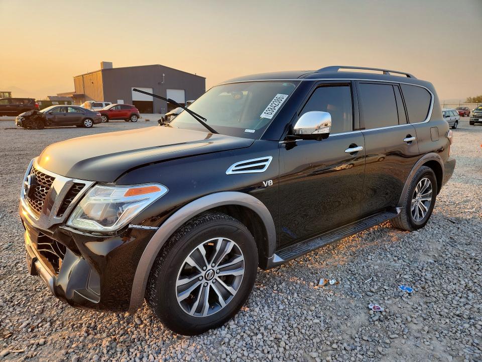 2019 Nissan Armada VIN JN8AY2NC3K9581489 COPART salvage auction — MINOR DENT/SCRATCHES, Salvage Title, sold $9,300 on 2026-09-04 (photo 1)
