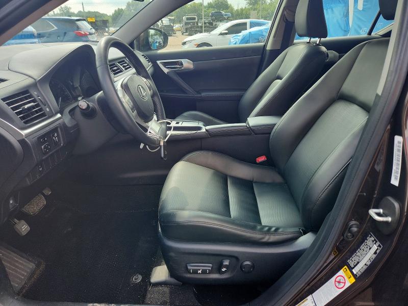2013 Lexus Ct VIN JTHKD5BH8D2153800 COPART salvage auction — REAR END, Pa - Certificate Of Salvage, sold $1,700 on 2026-08-24 (photo 7)