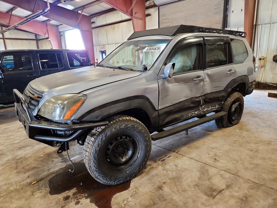 2004 Lexus Gx VIN JTJBT20X140046139 COPART salvage auction — ROLLOVER, Mi - Certificate Of Title, sold $850 on 2026-08-23 (photo 1)